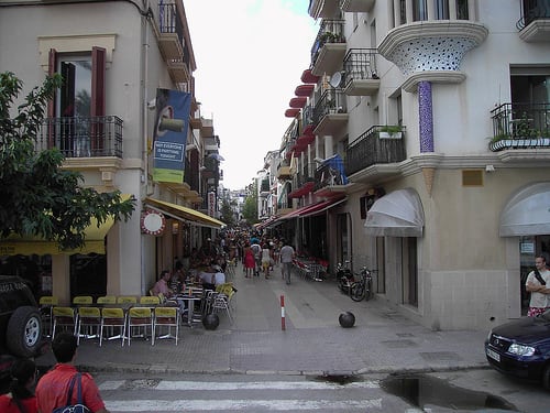 Carrer del Pecat Sitges Sitges Sin Street
